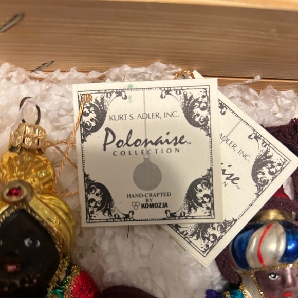 Kurt S Adler, Inc “Three Kings” Handblown glass ornaments - Picture 4 of 4